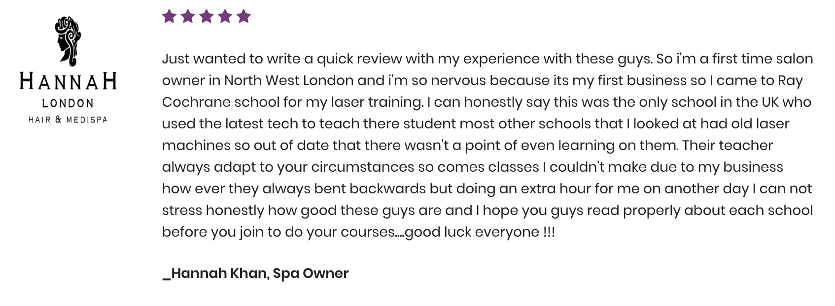 Reviews by Ray Cochrane students